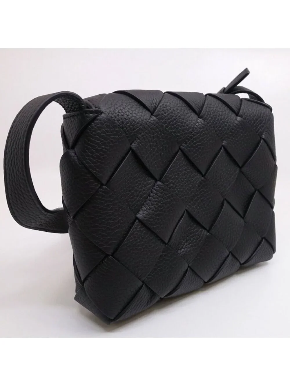 Bottega Veneta Diago Small Shoulder Bag Maxi Intrecciato Silver